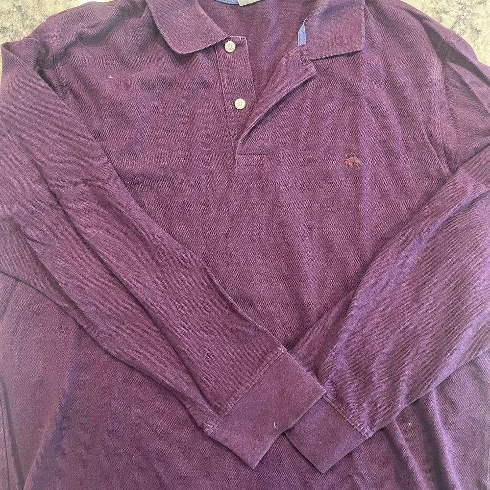 Brooks Brothers Rich Purple Polo Shirt
